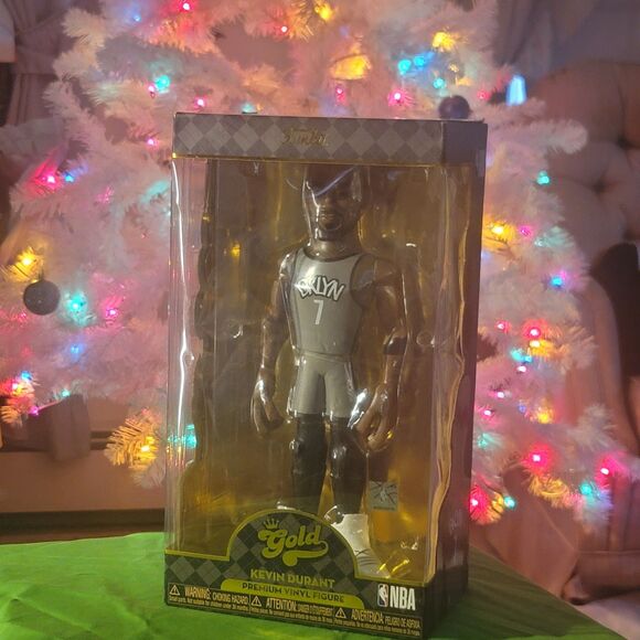 Premium Gold Kevin Durant Funko Pop Vinyl Figure NBA Sponsored - Picture 4 of 6